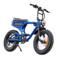 Электровелосипед WHITE SIBERIA Scrambler X pro Синий