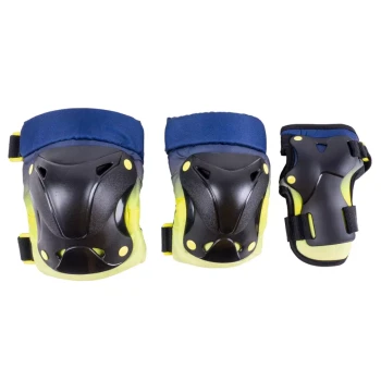 Набор защиты Tech Team Safe fit teens 3.0, цвет зелёно-синий (размер S)